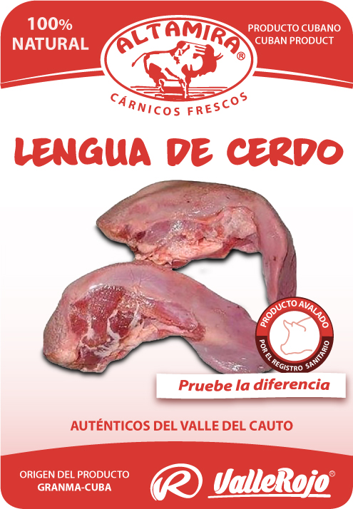 Lengua Cerdo  paquete 0,8 - 1 Kg  