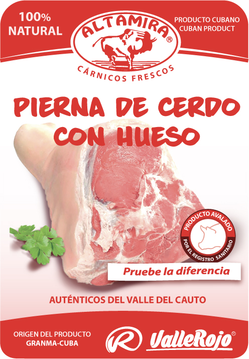 Pierna de Cerdo Con Hueso (paquete 5.5 - 6.0 Kg)