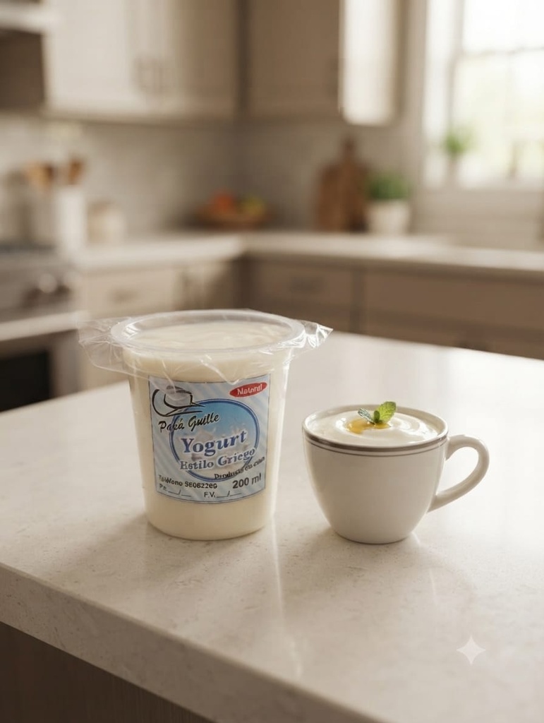 Yogurt Natural Estilo Griego 200ml (con dulce)