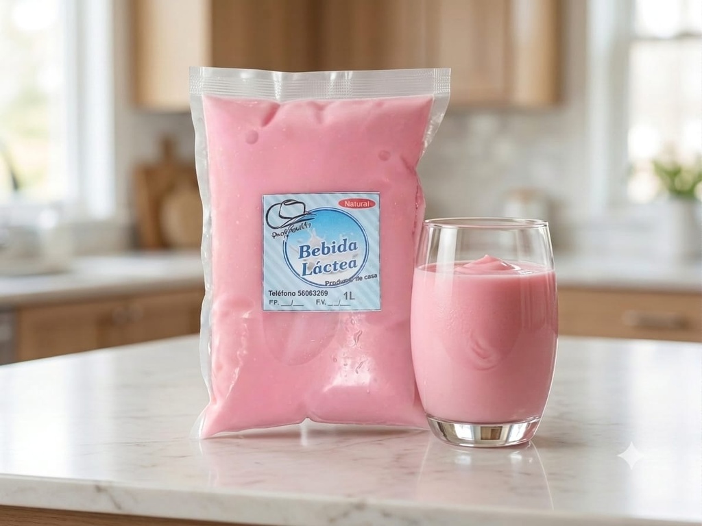 Bebida Láctea 1L (Sabor Fresa)