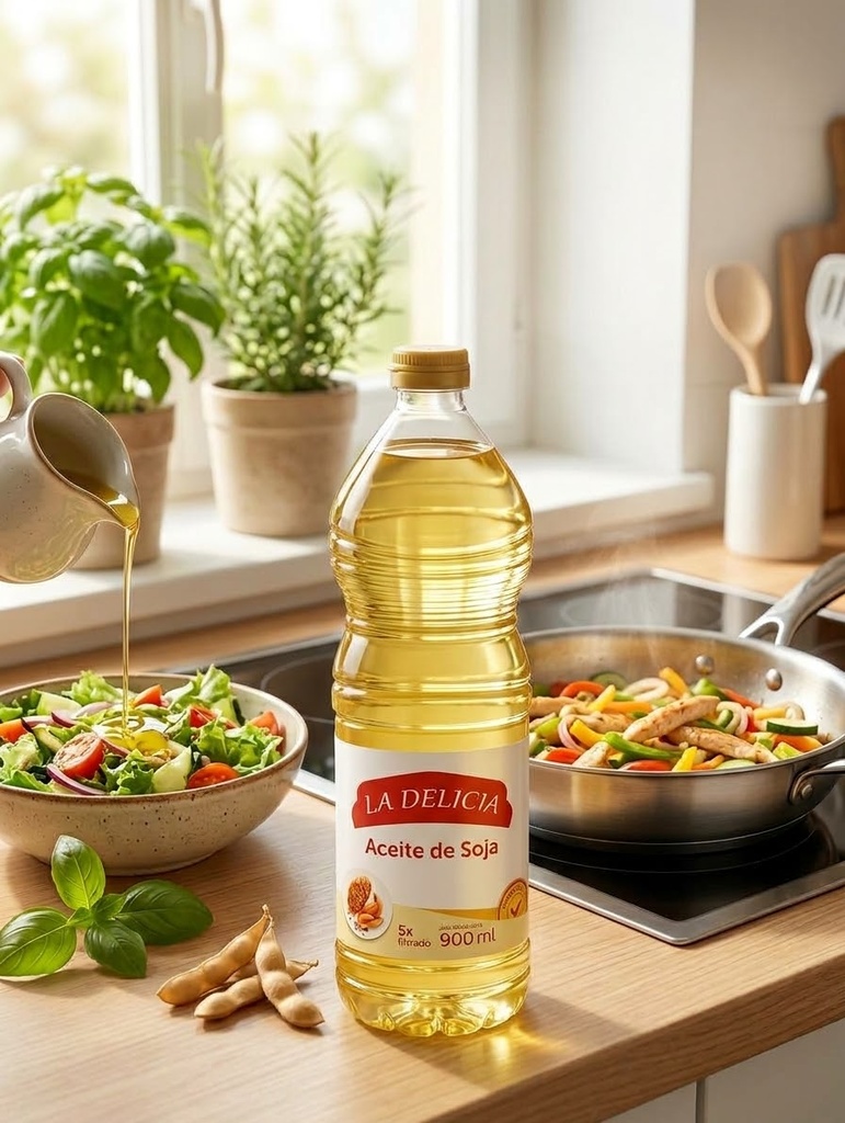 Aceite de Soja La Delicia 900ml