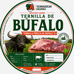 Ternilla Fresca de Búfalo paquete de 1.8 a 2.0 Kg