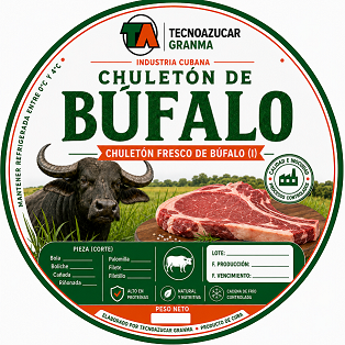 Carne Fresca de Búfalo (Chuletón) paquete 0,8 - 1 Kg