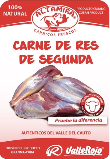 Carne Res de Segunda paquete 0,8 - 1 Kg