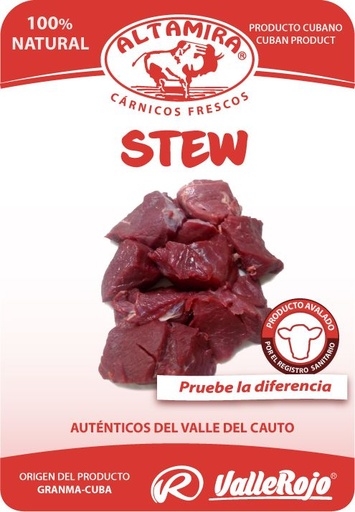 Stew de Res paquete de 0.8 - 1 Kg
