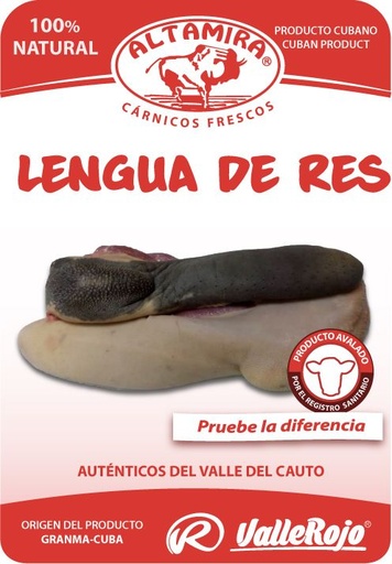 Lengua de Res  paquete 0,5 - 1 Kg